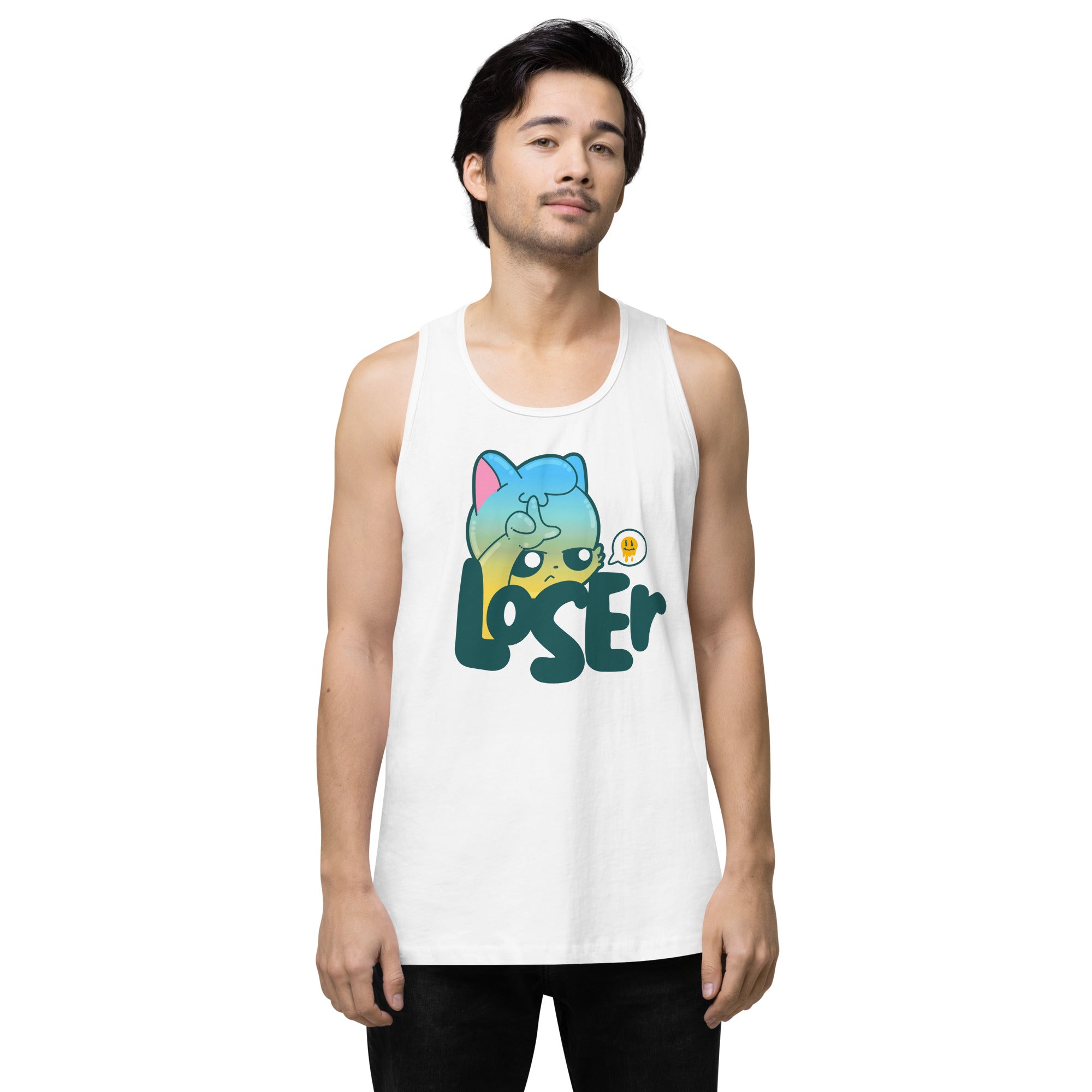 LOSER - Premium Tank Top - ChubbleGumLLC