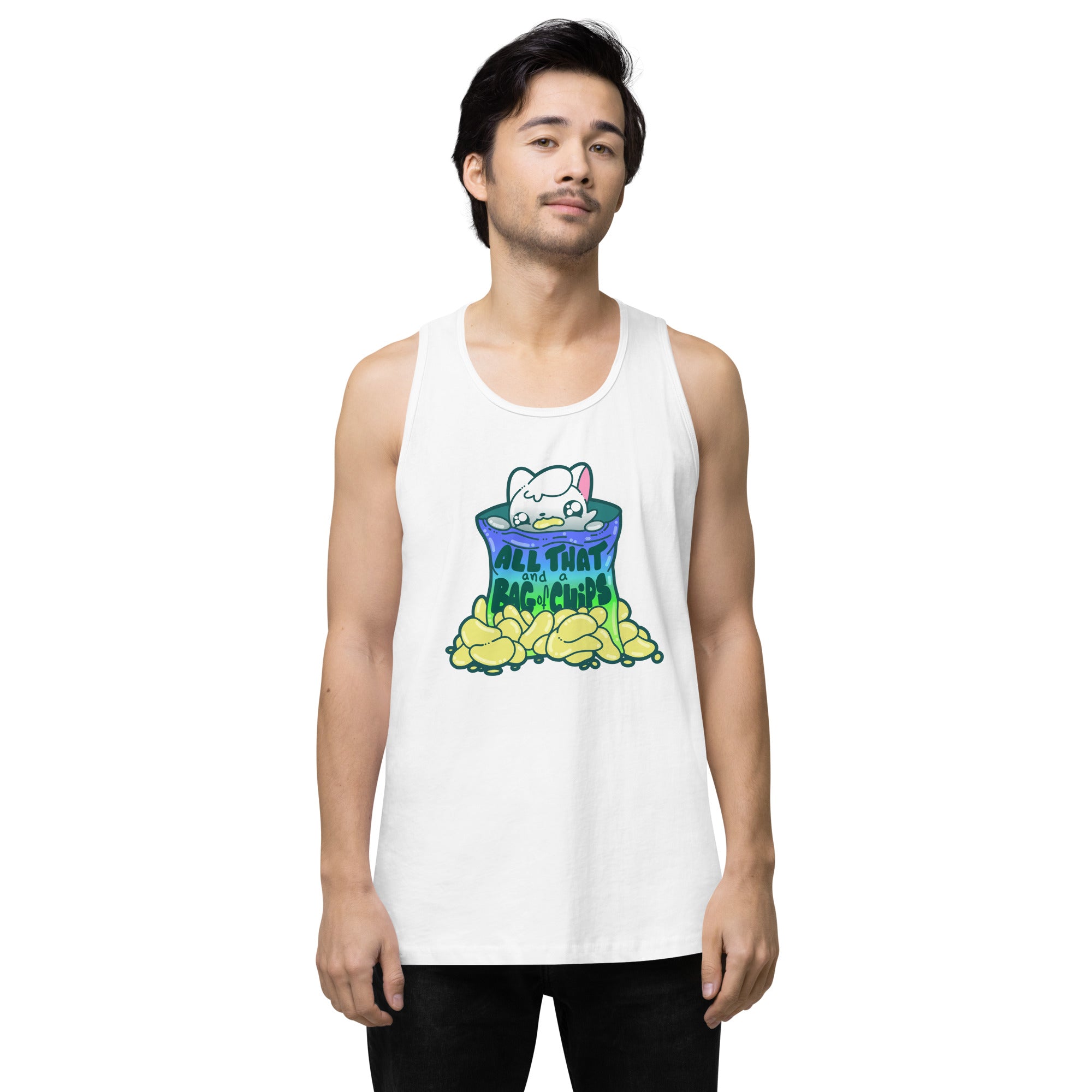 ALL THAT AND A BAG OF CHIPS - Premium Tank Top - ChubbleGumLLC