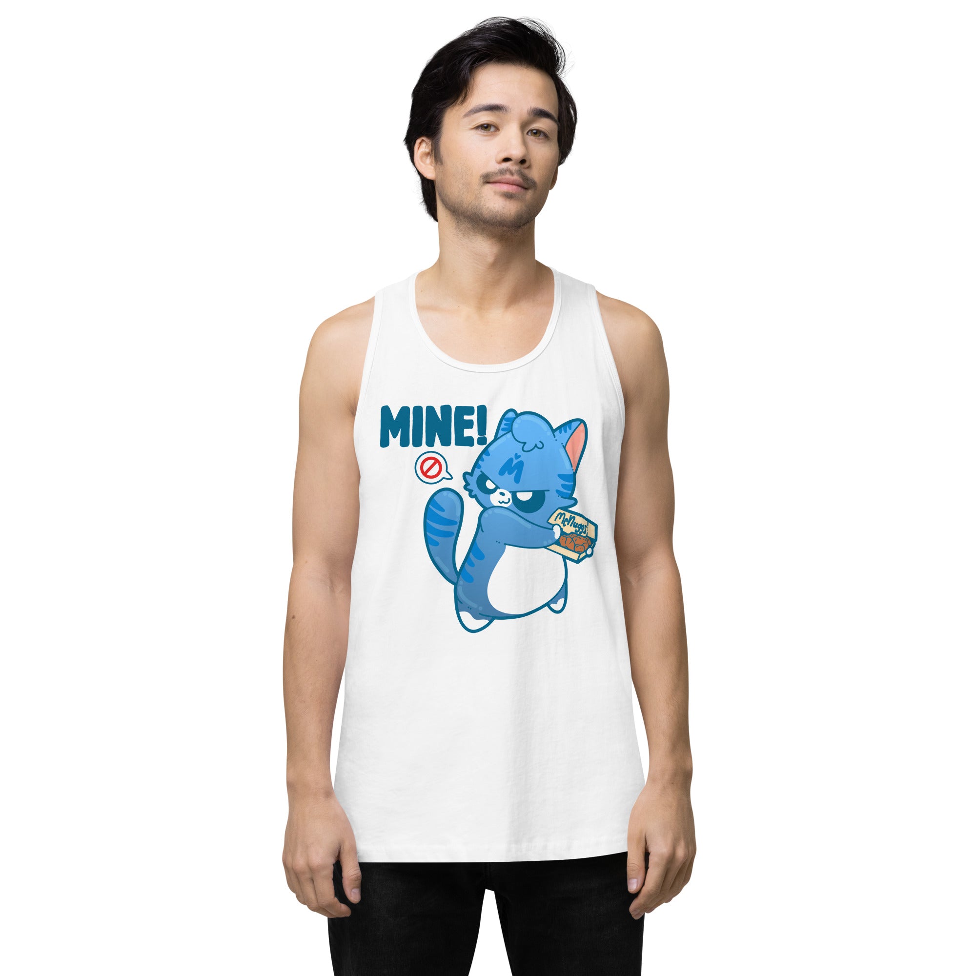 MINE - Premium Tank Top - ChubbleGumLLC