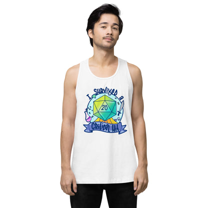 I SURVIVED A CRITICAL HIT - Tank Top - ChubbleGumLLC