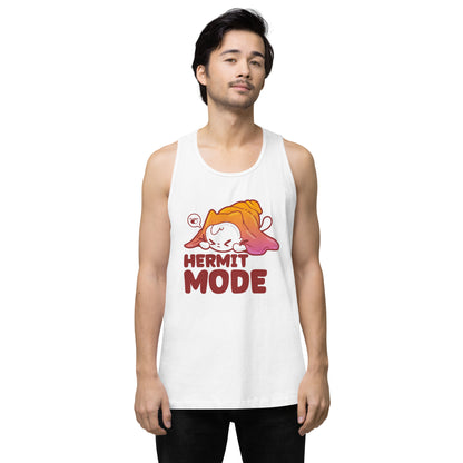 HERMIT MODE - Premium Tank Top - ChubbleGumLLC