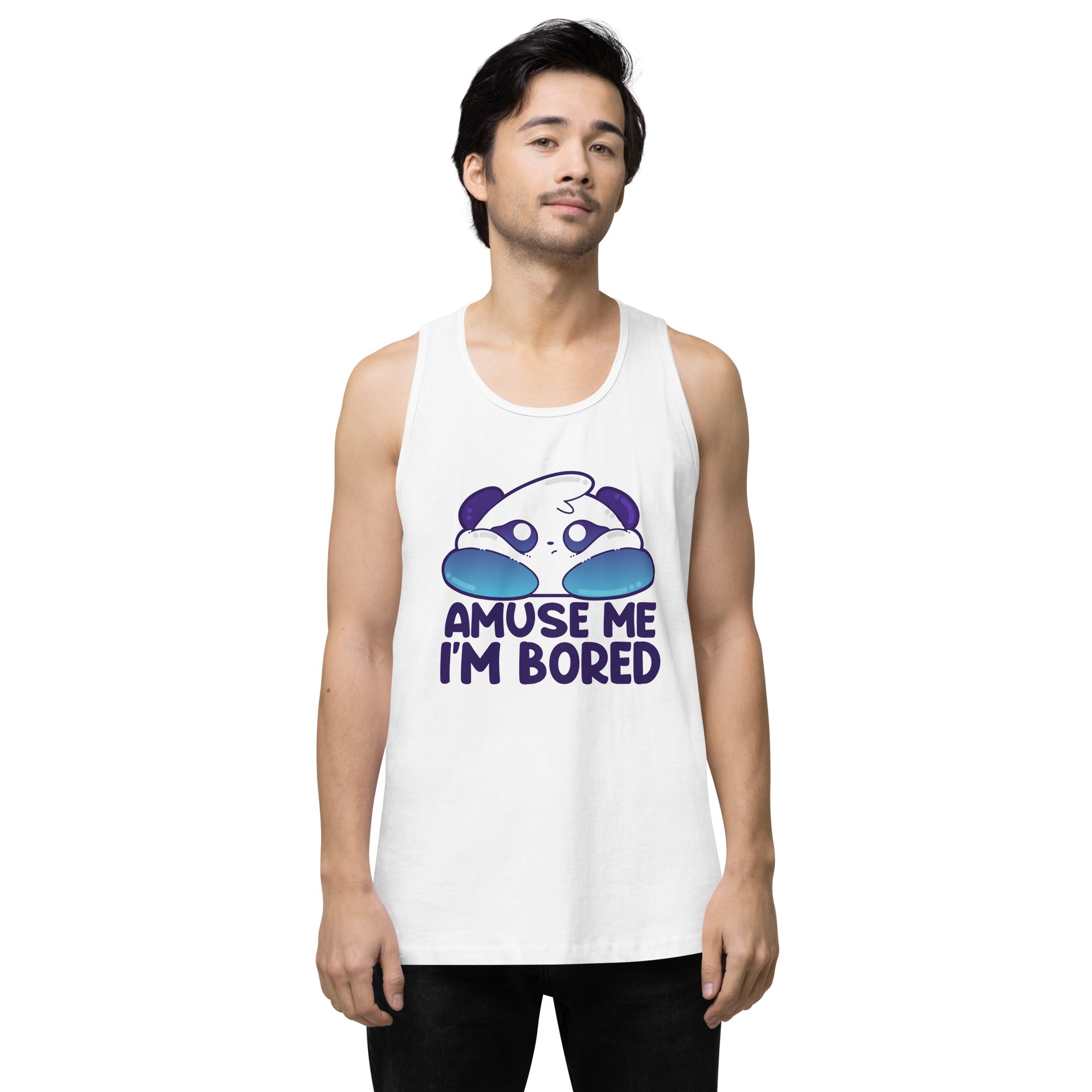 AMUSE ME IM BORED - Premium Tank Top - ChubbleGumLLC