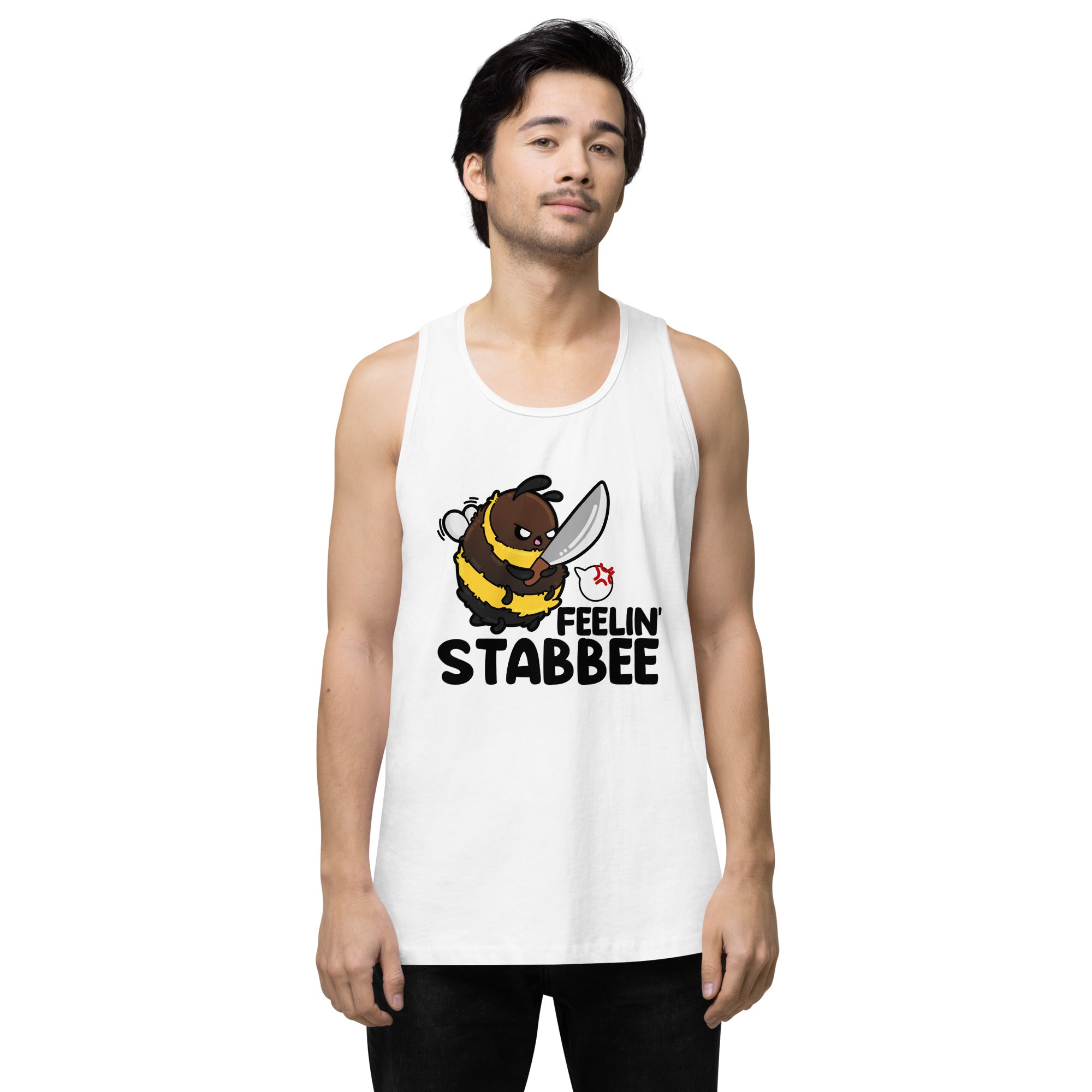 FEELIN STABBEE - Premium Tank Top - ChubbleGumLLC