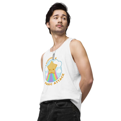 I SURVIVED A PANIC ATTACK - Premium Tank Top - ChubbleGumLLC