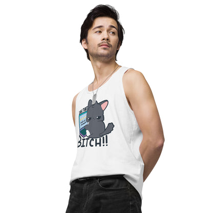 100 % THAT BITCH - Premium Tank Top - ChubbleGumLLC