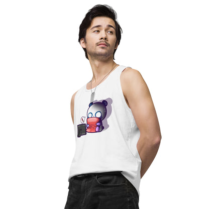 LEARNING HOW TO MURDER THINGS - Premium Tank Top - ChubbleGumLLC