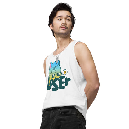 LOSER - Premium Tank Top - ChubbleGumLLC