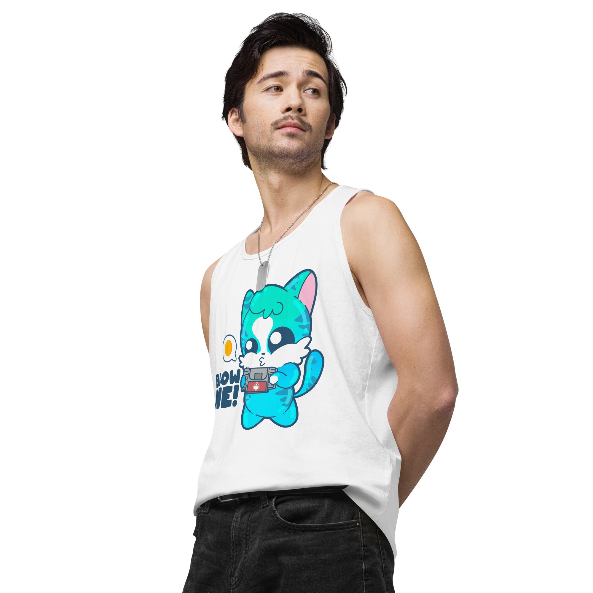 BLOW ME - Premium Tank Top - ChubbleGumLLC