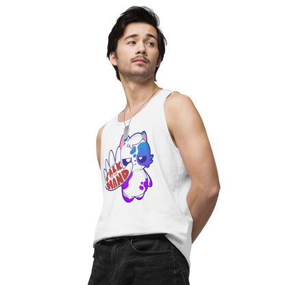 TALK TO THE HAND - Premium Tank Top - ChubbleGumLLC