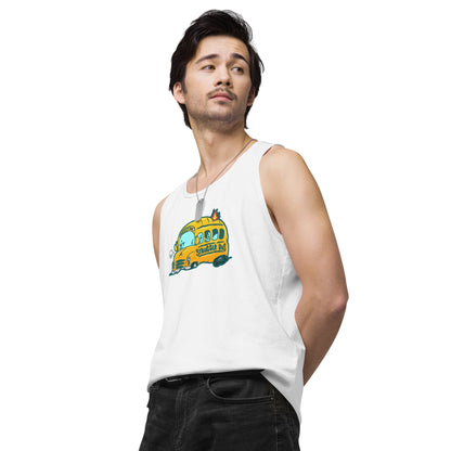 ALL ABOARD THE STRUGGLE BUS - Premium Tank Top - ChubbleGumLLC