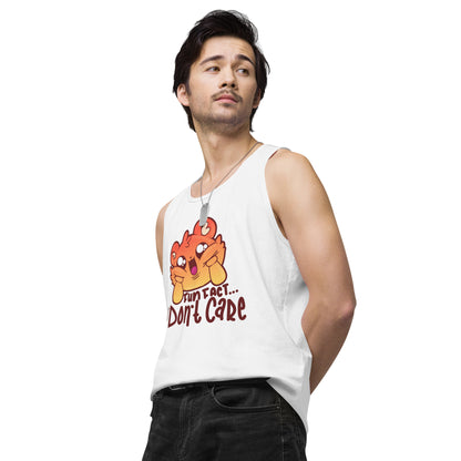 FUN FACT I DONT CARE - Premium Tank Top - ChubbleGumLLC