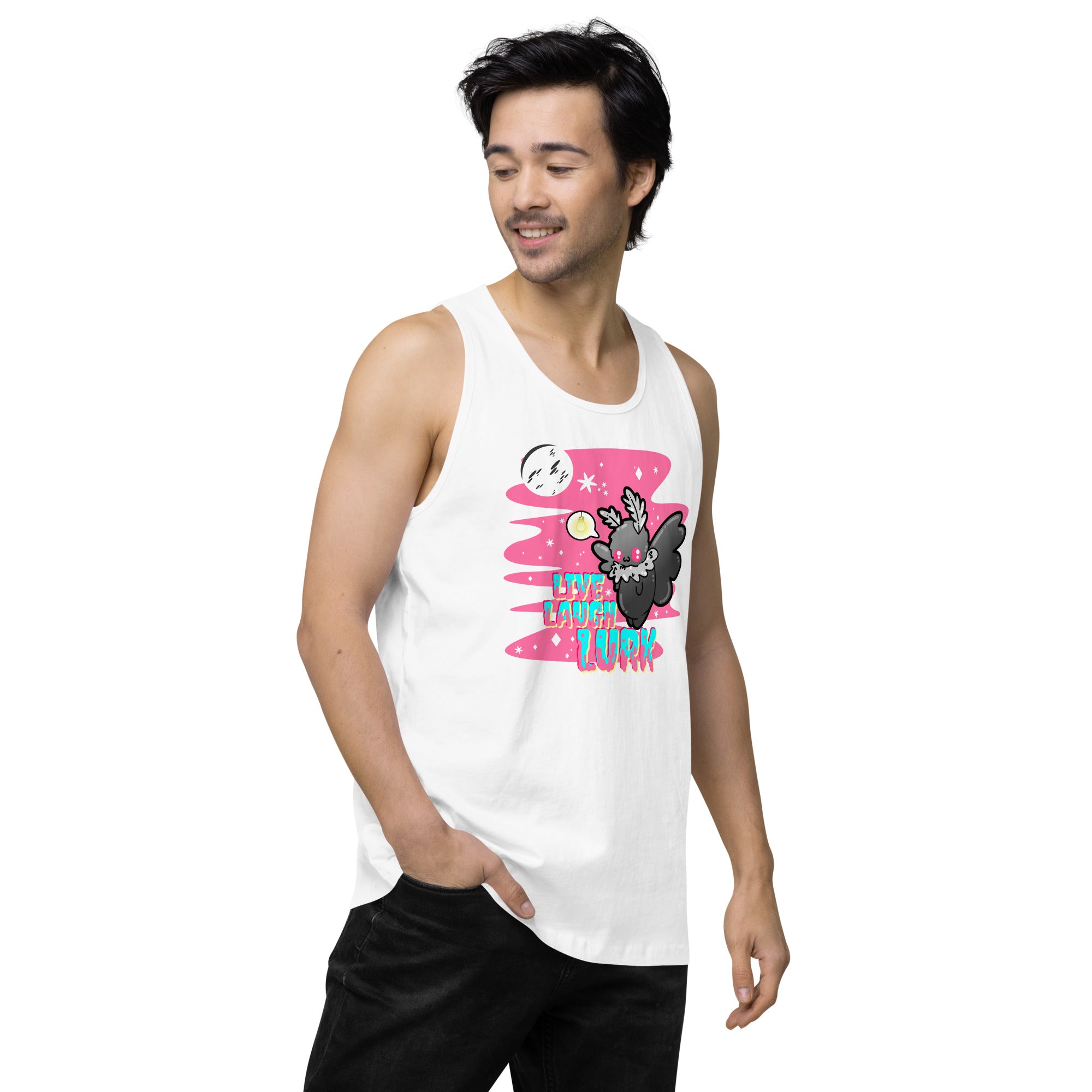 LIVE LAUGH LURK - Premium Tank Top - ChubbleGumLLC