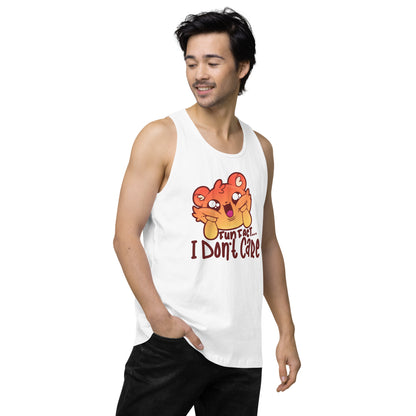 FUN FACT I DONT CARE - Premium Tank Top - ChubbleGumLLC