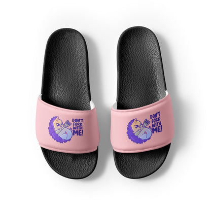 DONT FORK WITH ME - Slides - Men - ChubbleGumLLC