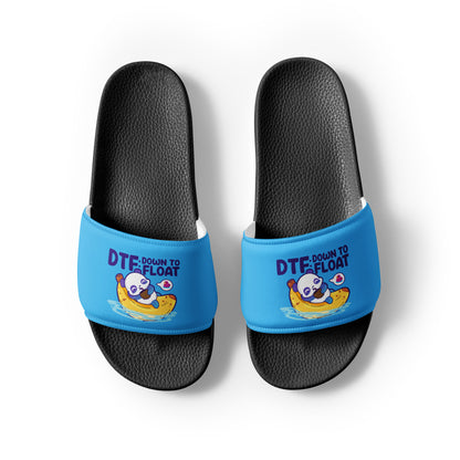 DOWN TO FLOAT - Men’s Slides - ChubbleGumLLC