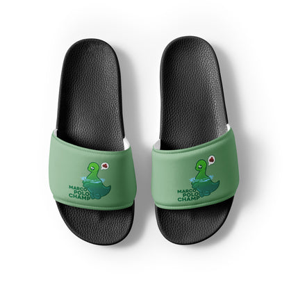 MARCO POLO CHAMP - Men’s Slides - ChubbleGumLLC