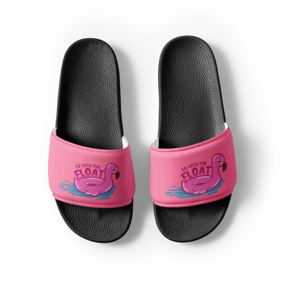 GO WITH THE FLOAT - Men’s Slides - ChubbleGumLLC