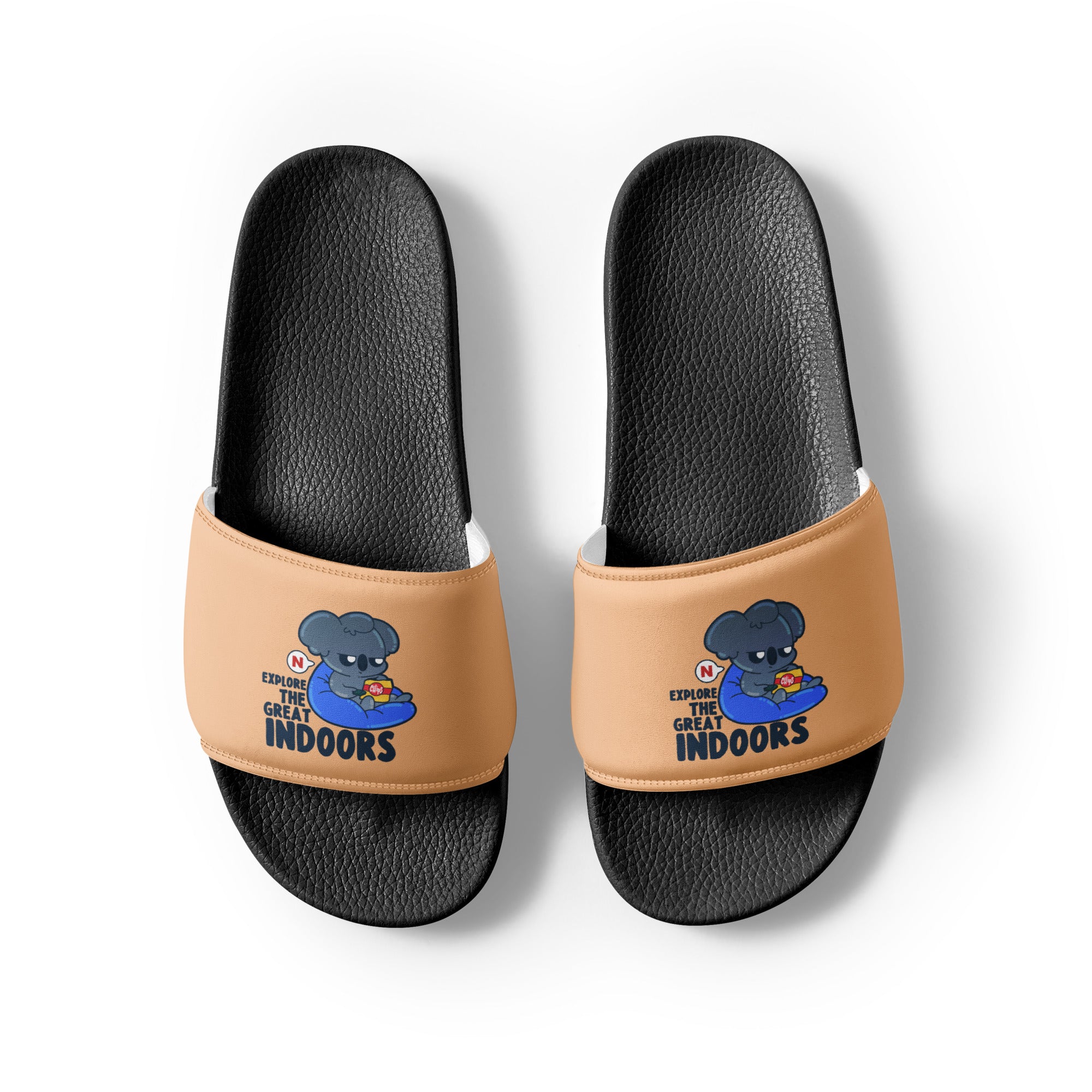 EXPLORE THE GREAT OUTDOORS - Slides - Men - ChubbleGumLLC