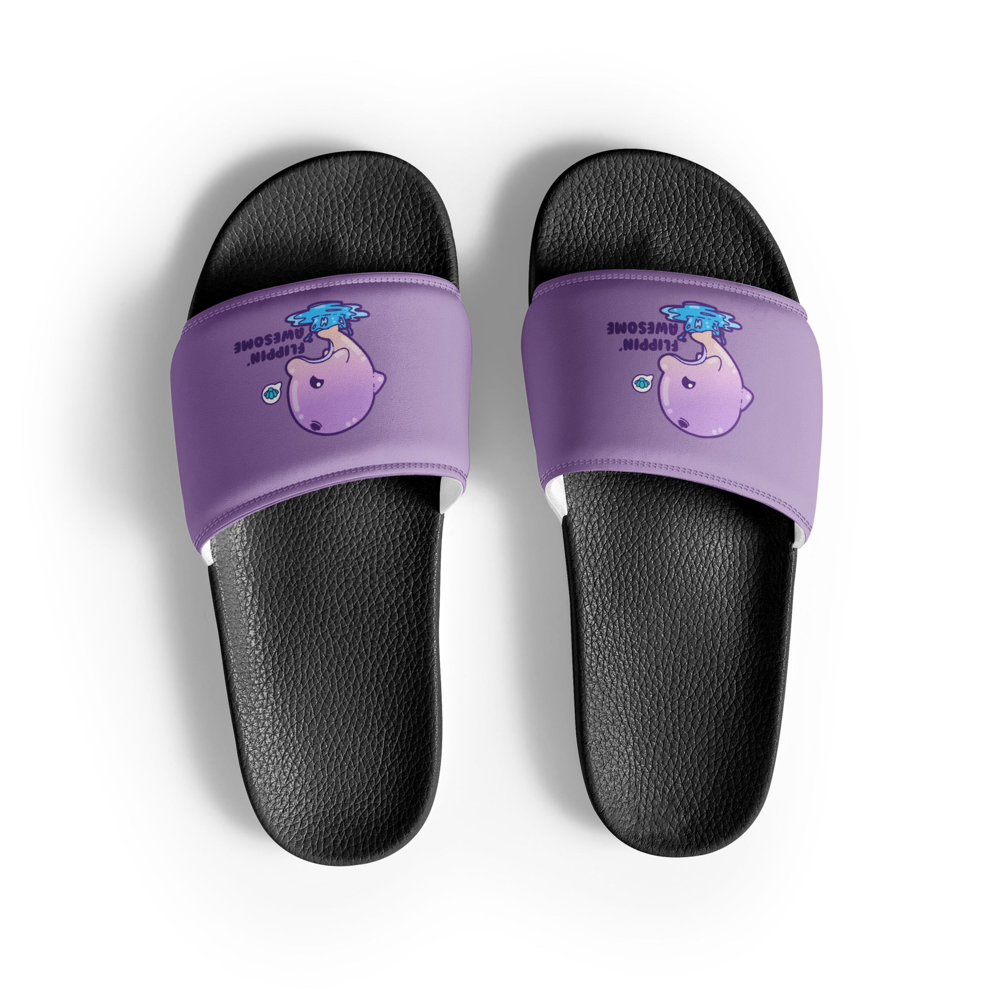 FLIPPIN AWESOME - Men’s Slides - ChubbleGumLLC