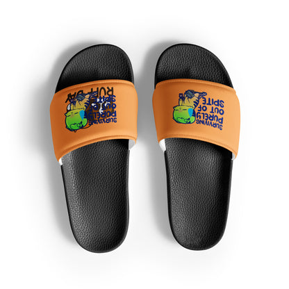 SURVIVING PURELY OUT OF SPITE - Slides - Mens - ChubbleGumLLC