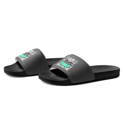 EVERYONE DIES - Mens Slides - ChubbleGumLLC