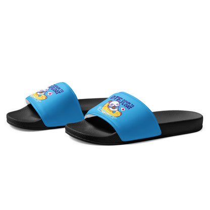 DOWN TO FLOAT - Men’s Slides - ChubbleGumLLC