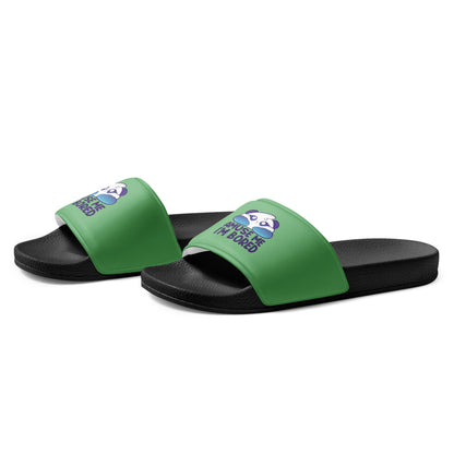 AMUSE ME IM BORED - Slides - Men - ChubbleGumLLC