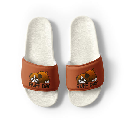 RUFF DAY - Men’s Slides - ChubbleGumLLC