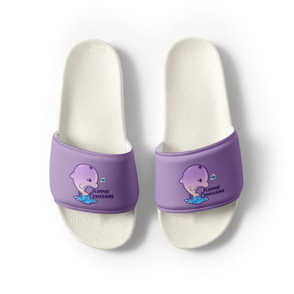 FLIPPIN AWESOME - Men’s Slides - ChubbleGumLLC