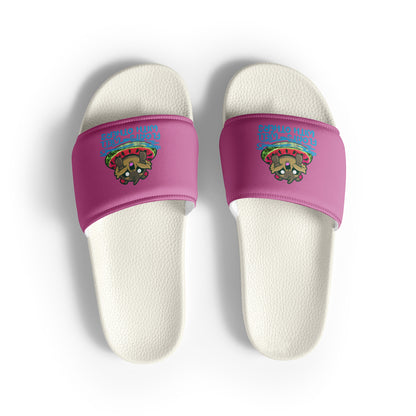 FLOATS WELL WITH OTHERS - Men’s Slides - ChubbleGumLLC