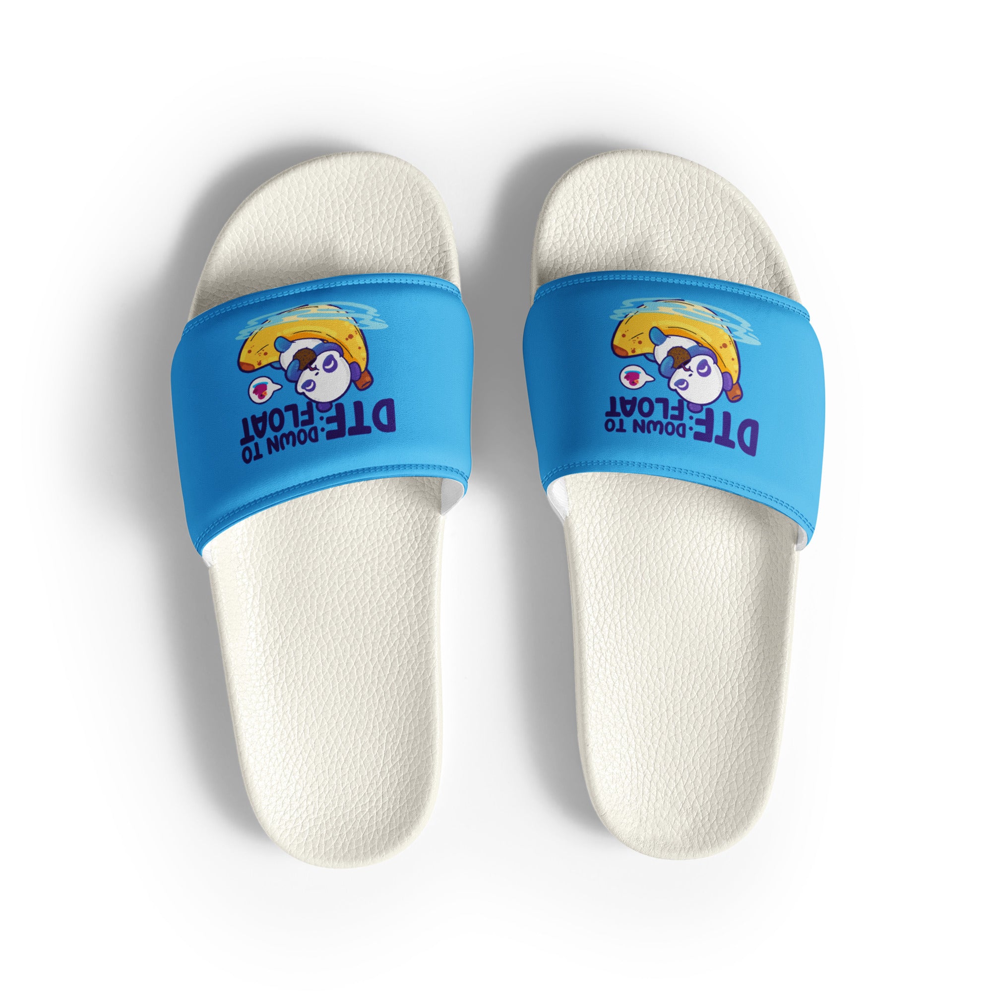 DOWN TO FLOAT - Men’s Slides - ChubbleGumLLC