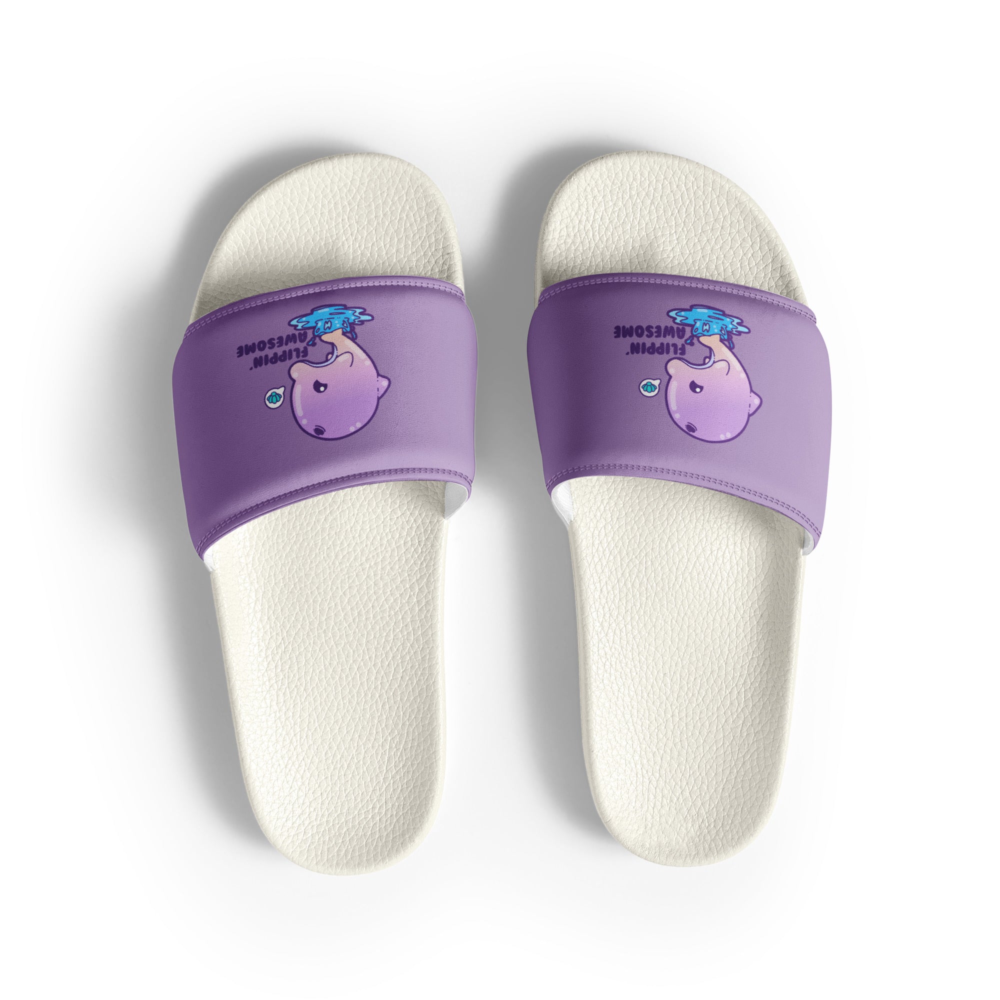 FLIPPIN AWESOME - Men’s Slides - ChubbleGumLLC