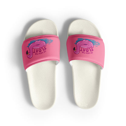 GO WITH THE FLOAT - Men’s Slides - ChubbleGumLLC