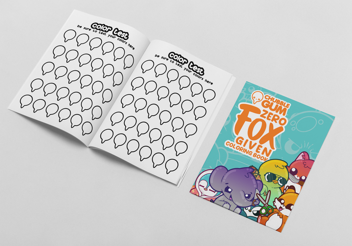 I Don't Give A Fox Coloring Book - ChubbleGumLLC