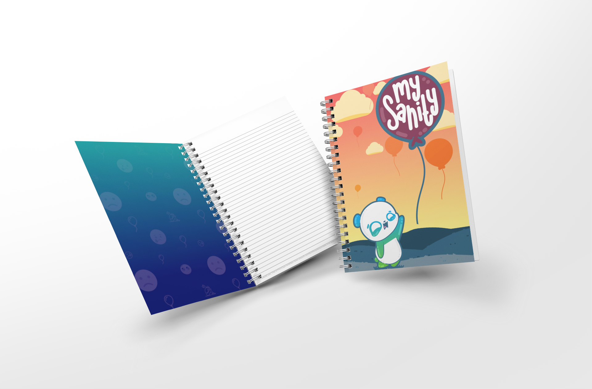 Soft Touch Mini Notebook - My Sanity - ChubbleGumLLC