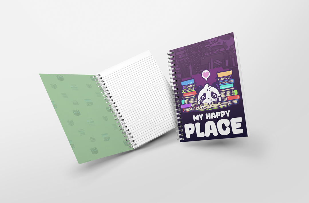 My Happy Place Mini Notebook - ChubbleGumLLC