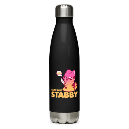 CUTE BUT STABBY - Stainless Steel Water Bottle - ChubbleGumLLC