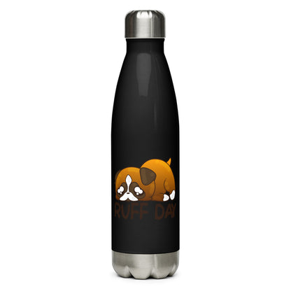 RUFF DAY  - Stainless Steel Water Bottle - ChubbleGumLLC