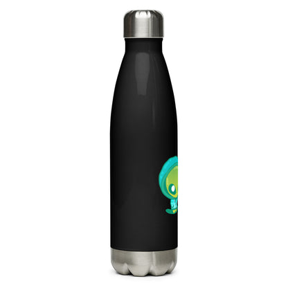 THIS IS MY HUMAN COSTUME - Stainless Steel Water Bottle - ChubbleGumLLC