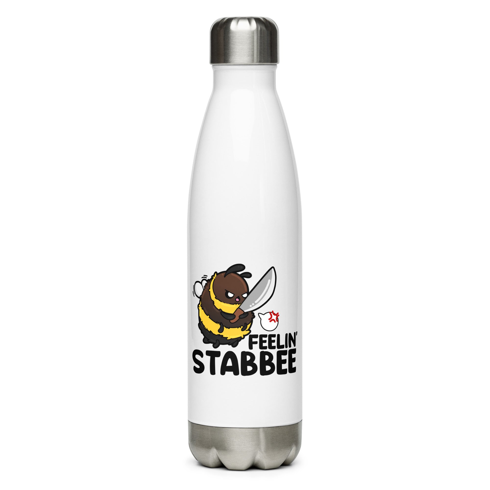 FEELIN STABBEE - Stainless Steel Water Bottle - ChubbleGumLLC