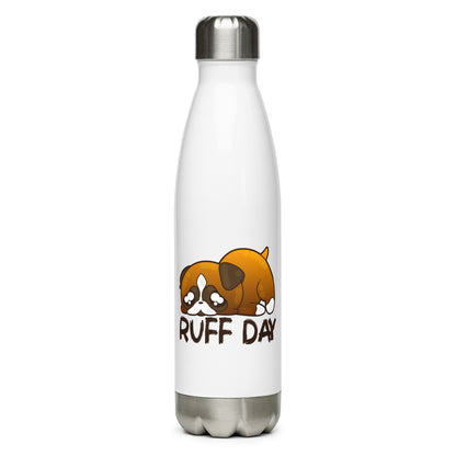 RUFF DAY  - Stainless Steel Water Bottle - ChubbleGumLLC