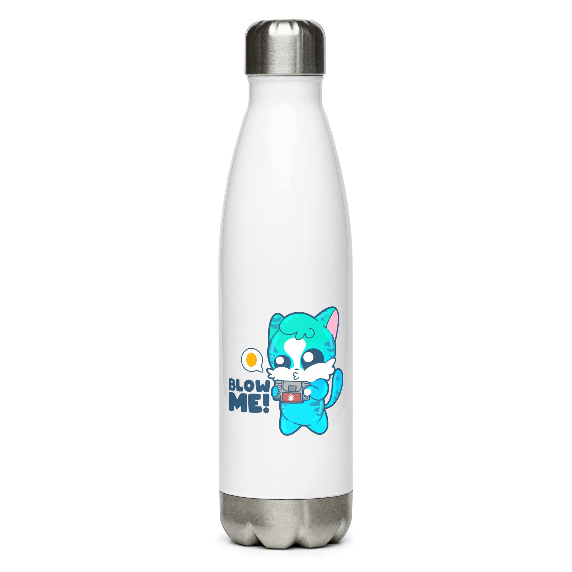 BLOW ME  - Stainless Steel Water Bottle - ChubbleGumLLC