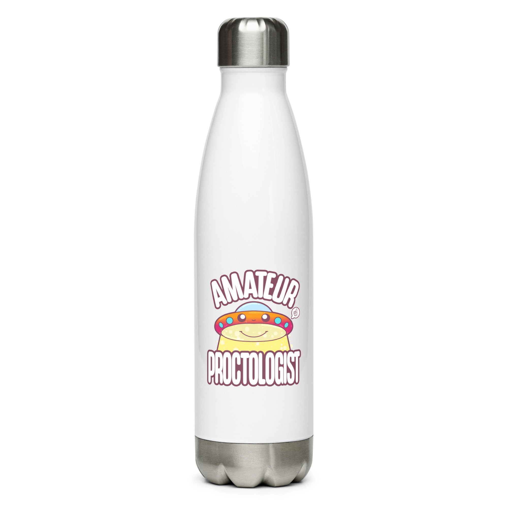 AMATEUR PROCTOLOGIST - Stainless Steel Water Bottle - ChubbleGumLLC