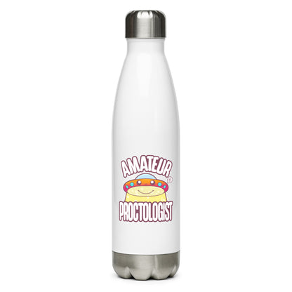 AMATEUR PROCTOLOGIST - Stainless Steel Water Bottle - ChubbleGumLLC