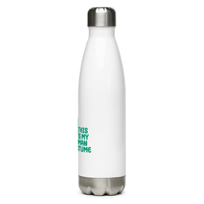 THIS IS MY HUMAN COSTUME - Stainless Steel Water Bottle - ChubbleGumLLC