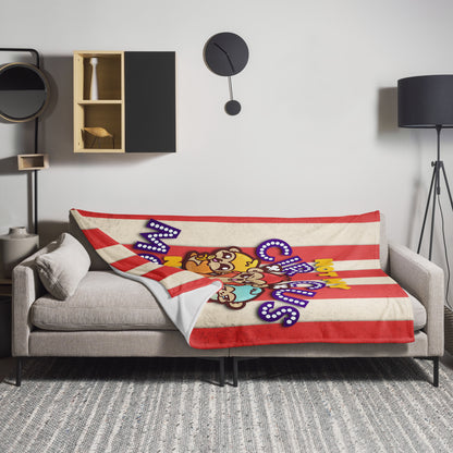 NOT MY CIRCUS - Throw Blanket 60 in X 80 in - ChubbleGumLLC