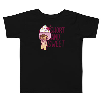 SHORT AND SWEET - Toddler Tee - ChubbleGumLLC