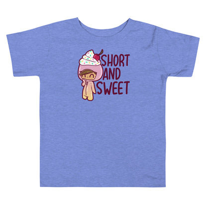 SHORT AND SWEET - Toddler Tee - ChubbleGumLLC