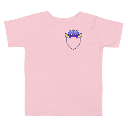 POCKET DRAGON - Toddler Tee - ChubbleGumLLC