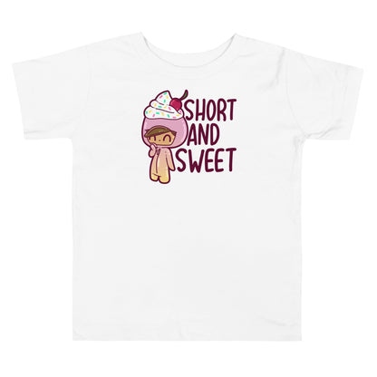 SHORT AND SWEET - Toddler Tee - ChubbleGumLLC